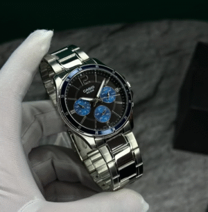 Analog Black Dial Men's Watch-MTP-1374HD-2AVIF