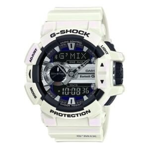 G-SHOCK WATERPROOF SPORTS SHOCKPROOF MENS WHITE ANALOG GBA-400-7C