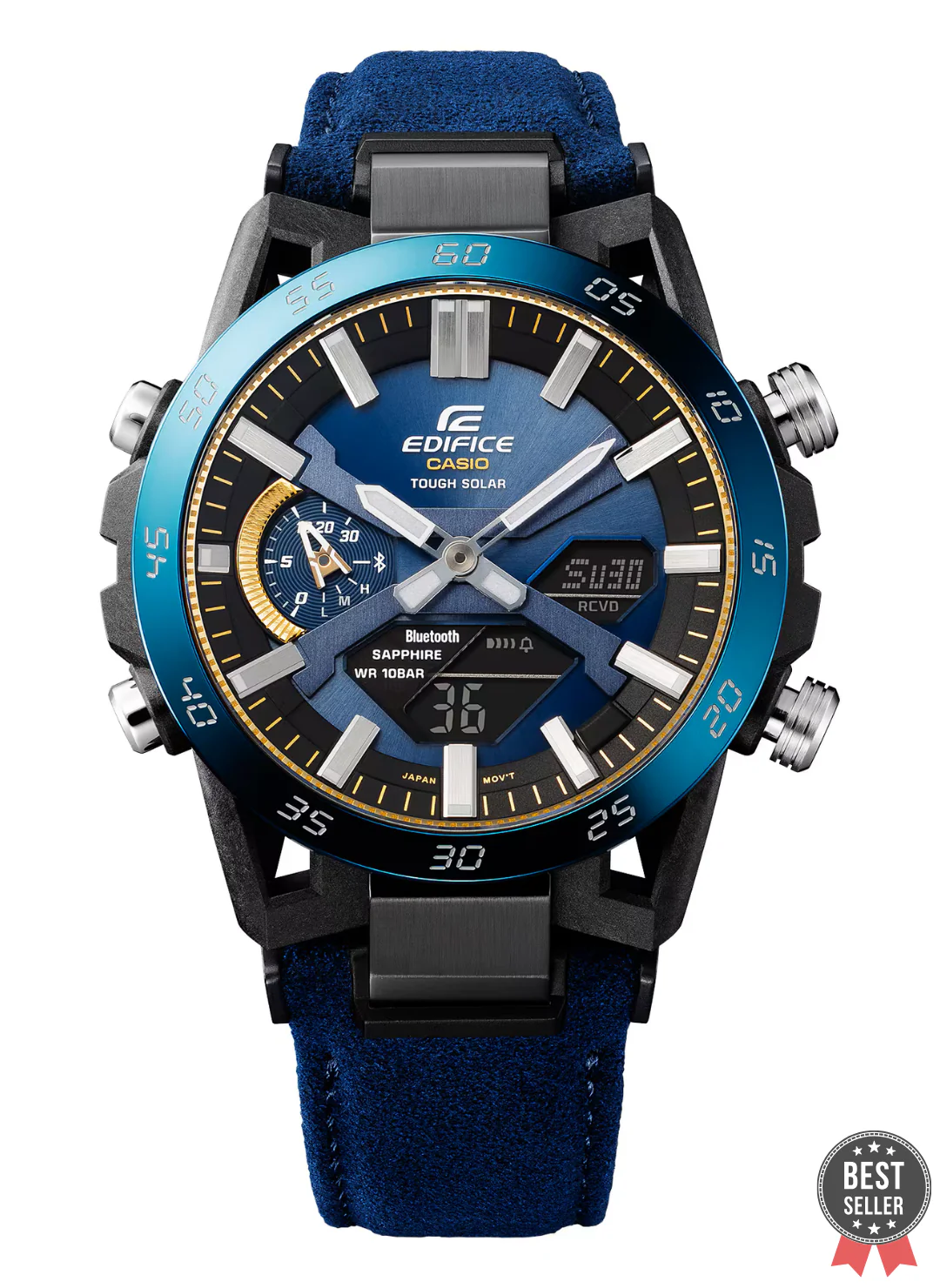 ADR-E12210DC1-SOSPENSIONE Blue Edifice Watch – Iconic Design & Solar Precision - Image 3